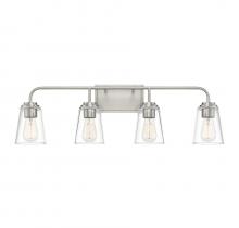 Savoy House M80045BN - 4-Light Bathroom Vanity Light in Brushed Nickel