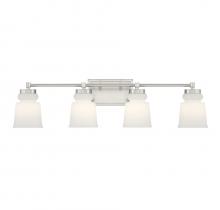 Savoy House M80059BN - 4-Light Bathroom Vanity Light in Brushed Nickel