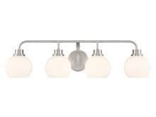 Savoy House M80082BN - 4-Light Bathroom Vanity Light in Brushed Nickel