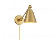 Savoy House M90108NB - 1-Light Wall Sconce in Natural Brass (Set of 2)