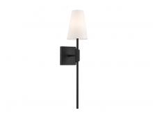 Savoy House M90114MBK - 1-Light Wall Sconce in Matte Black