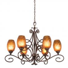 Kalco 5534AC/1501 - Amelie 6 Light Chandelier