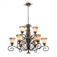 Kalco 5535TO/1438 - Amelie 9 Light Chandelier