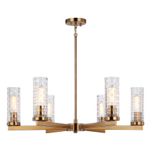 Matteo Lighting C32106AG - Weaver Aged Gold Brass Pendant