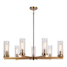 Matteo Lighting C32109AG - Weaver Aged Gold Brass Pendant