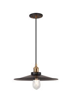 Matteo C46113AGBK - Bulstrode's Workshop Aged Gold Brass Pendant