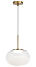 Matteo C60511AGWH - Jayce Aged Gold Brass Pendant