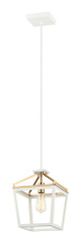 Matteo C67001WHAG - Mavonshire White + Aged Gold Brass Chandelier