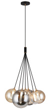 Matteo C81007BK - Magma Black Chandelier