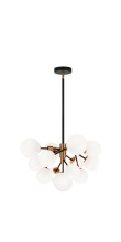 Matteo C83013AGOP - Novu Aged Gold Brass Chandelier