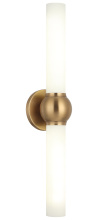 Matteo S00612AG - Pierce Aged Gold Brass Wall Sconce