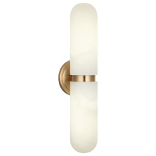 Matteo S01912AG - Capsula Aged Gold Brass Wall Sconce
