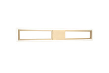 Matteo S02530AG - Valance Aged Gold Brass Wall Sconce