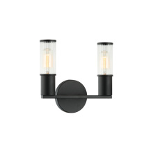 Matteo S02802MB - Klarice Matte Black Wall Sconce