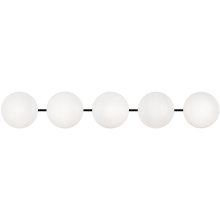 Matteo S05105MBOP - Pearlesque Matte Black Wall Sconce