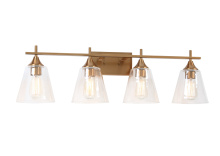 Matteo S09804AG - Hollis Aged Gold Brass Wall Sconce