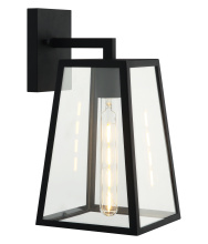 Matteo S11302MB - Denzil Matte Black Outdoor Lighting