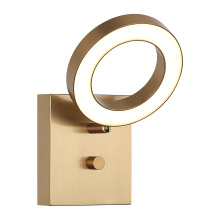 Matteo S12801AG - Realm Aged Gold Brass Wall Sconce