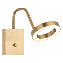 Matteo S12811AG - Realm Aged Gold Brass Wall Sconce