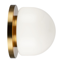 Matteo S14511AG - Pizzazz Aged Gold Brass Wall Sconce