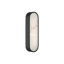 Matteo W05916MB - Marblestone Matte Black Wall Sconce