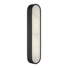 Matteo W05922MB - Marblestone Matte Black Wall Sconce