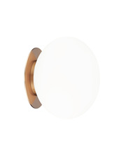 Matteo WX12101AGOP - Mayu Aged Gold Brass Wall Sconce / Ceiling Mount