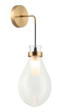 Matteo W31901AG - Seranna Aged Gold Brass Wall Sconce