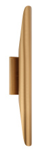 Matteo W32422AG - Stylus Aged Gold Brass Wall Sconce