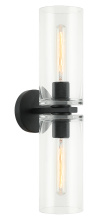 Matteo W32512MB - Lincoln Matte Black Wall Sconce