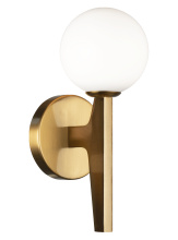 Matteo W34901AGOP - Scriben Aged Gold Brass Wall Sconce