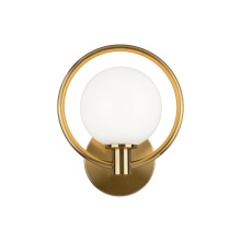 Matteo W71301AGOP - Averley Aged Gold Brass Wall Sconce
