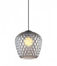 Matteo C68103SM - Quilted Gem Matte Black Pendant