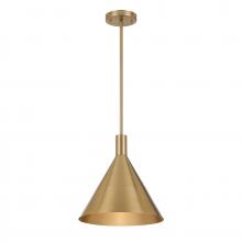 Savoy House Canada 7-8001-1-127 - Pharos 1-Light Pendant in Noble Brass by Breegan Jane