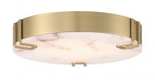Eurofase 48958-011 - Noga-Flush Mount-16In-GD-Alb