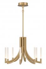 Eurofase 49010-015 - Olette-Chandelier-8Lt-24In-GD-Fr