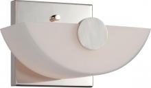 Nuvo 60/5191 - 1-Light Polished Nickel Vanity Light Fixture with Etched Opal Glass