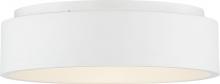 Nuvo 62/1361 - 7" LED Flush Mount Fixture; Disk Light; White Finish; 5000K