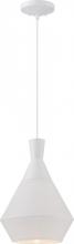 Nuvo 62/481 - Jake - 1 Light Perforated Metal Shade Pendant with 14w LED PAR Lamp Included