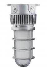 Nuvo 65/226 - LED Vapor Proof Ceiling Mount - 20W - 5000K - Silver Finish - 100-277V