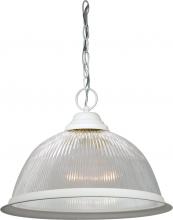Nuvo SF76/448 - 1 Light - 15" - Pendant - Clear Prismatic Dome