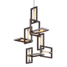 Troy F6187-TBZ/SS - Enigma Chandelier