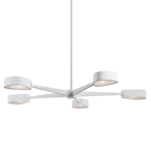 Troy F7345-TWH - ALLISIO 5LT CHANDELIER