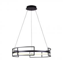 Lighting by PARK LCH231A24BK - CHANDELIER 24"