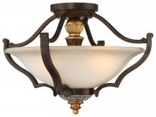 Minka N6450-652 - CHATEAU NOBLES - 3 LIGHT SEMI FLUSH