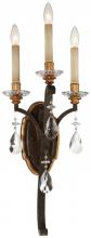 Minka N6453-652 - CHATEAU NOBLES - 3 LIGHT WALL SCONCE