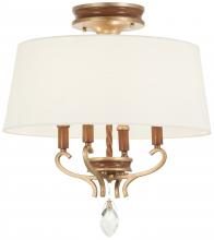 Minka N6552-690 - MAGNOLIA MANOR - 4 LIGHT SEMI FLUSH