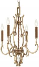 Minka N6554-690 - MAGNOLIA MANOR - 4 LIGHT CHANDELIER