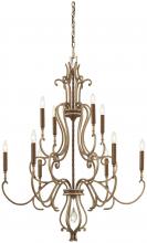 Minka N6558-690 - MAGNOLIA MANOR - 10 LIGHT CHANDELIER