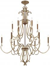 Minka N6559-690 - MAGNOLIA MANOR - 12 LIGHT CHANDELIER